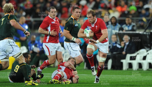 11.09.11 - South Africa v Wales - Rugby World Cup 2011 - Alun Wyn Jones of Wales. 