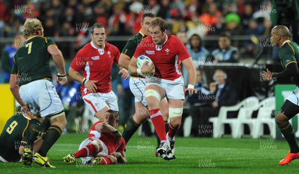 11.09.11 - South Africa v Wales - Rugby World Cup 2011 - Alun Wyn Jones of Wales. 