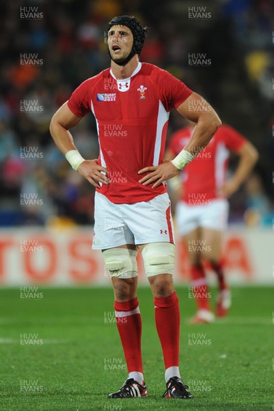 11.09.11 - South Africa v Wales - Rugby World Cup 2011 - Luke Charteris of Wales. 