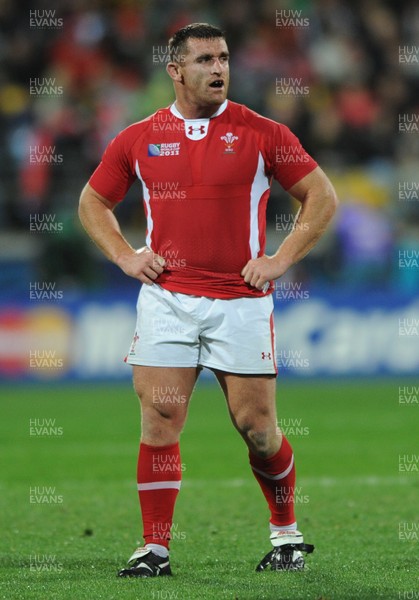11.09.11 - South Africa v Wales - Rugby World Cup 2011 - Huw Bennett of Wales. 