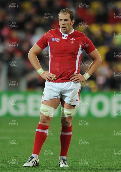 11.09.11 - South Africa v Wales - Rugby World Cup 2011 - Alun Wyn Jones of Wales. 