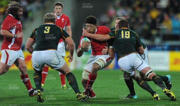 11.09.11 - South Africa v Wales - Rugby World Cup 2011 - Toby Faletau of Wales. 