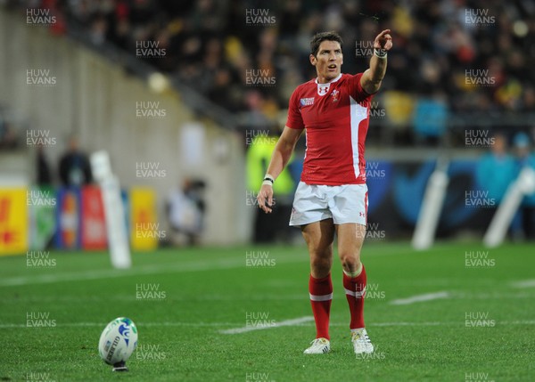 11.09.11 - South Africa v Wales - Rugby World Cup 2011 - James Hook of Wales. 