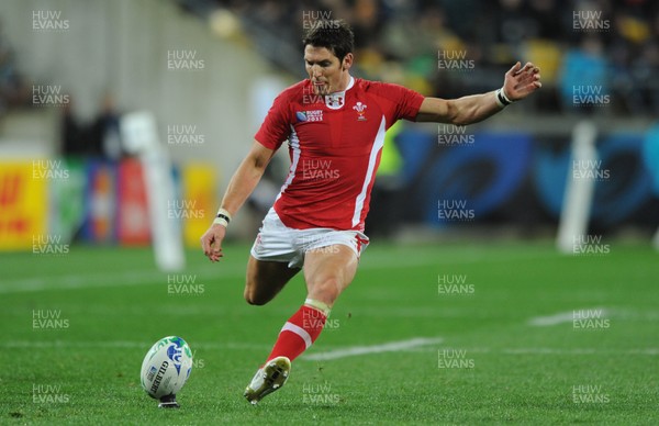 11.09.11 - South Africa v Wales - Rugby World Cup 2011 - James Hook of Wales. 
