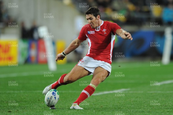11.09.11 - South Africa v Wales - Rugby World Cup 2011 - James Hook of Wales. 