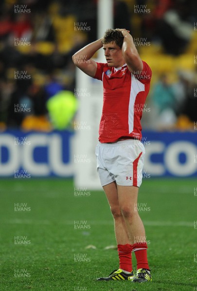 11.09.11 - South Africa v Wales - Rugby World Cup 2011 - Rhys Priestland of Wales looks dejected. 