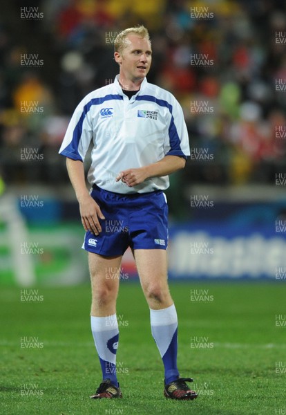 11.09.11 - South Africa v Wales - Rugby World Cup 2011 - Referee Wayne Barnes. 