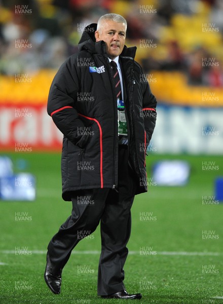 11.09.11 - South Africa v Wales - Rugby World Cup 2011 - Wales head coach Warren Gatland. 