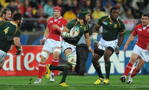 11.09.11 - South Africa v Wales - Rugby World Cup 2011 - Victor Matfield of South Africa. 