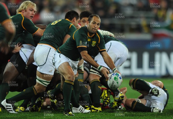 11.09.11 - South Africa v Wales - Rugby World Cup 2011 - Fourie du Preez of South Africa. 