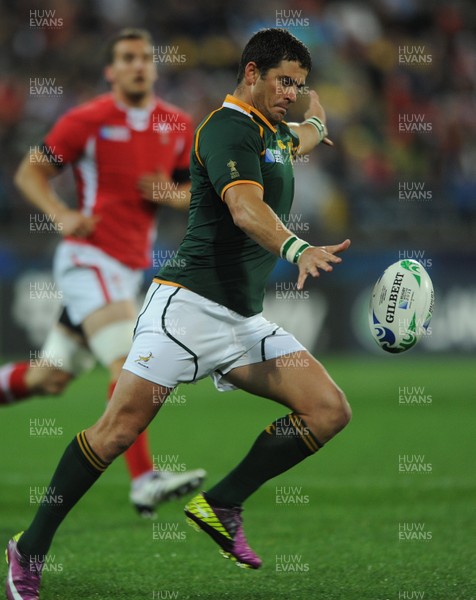 11.09.11 - South Africa v Wales - Rugby World Cup 2011 - Morne Steyn of South Africa. 