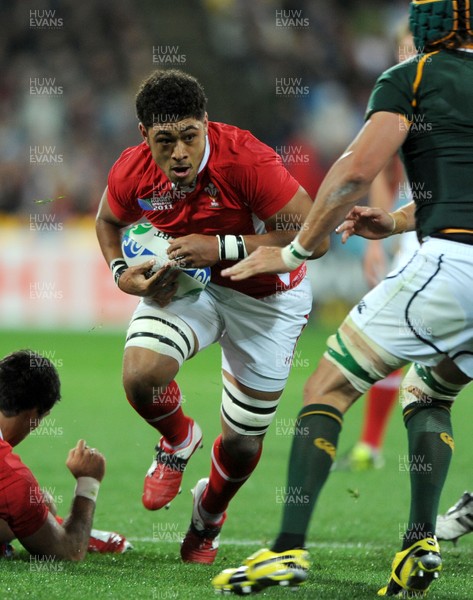 11.09.11 - South Africa v Wales - Rugby World Cup 2011 - Toby Faletau of Wales. 