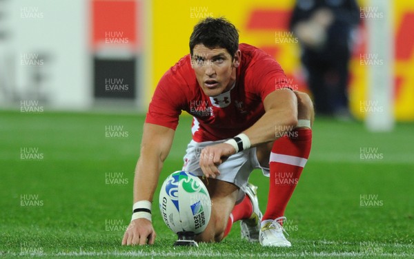 11.09.11 - South Africa v Wales - Rugby World Cup 2011 - James Hook of Wales. 