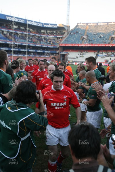 14.06.08 South Africa v Wales (Second Test)... Wales' Stephen Jones dejected at the final whistle.  