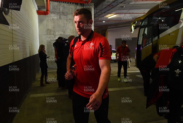 160722 - South Africa v Wales - Castle Lager Incoming Series 2022 Third Test - Dan Lydiate of Wales arrives