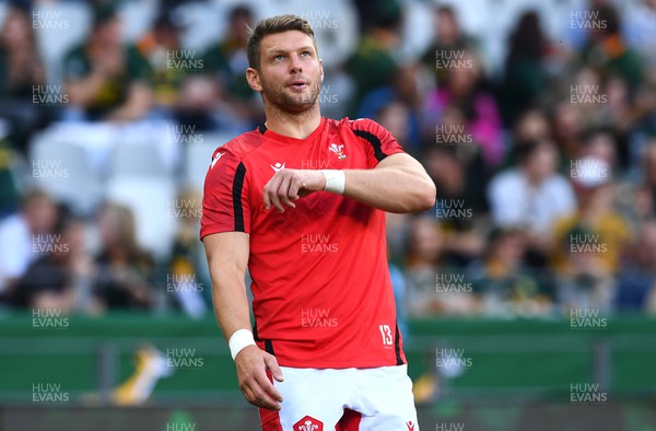 160722 - South Africa v Wales - Castle Lager Incoming Series 2022 Third Test - Dan Biggar of Wales during the warm up