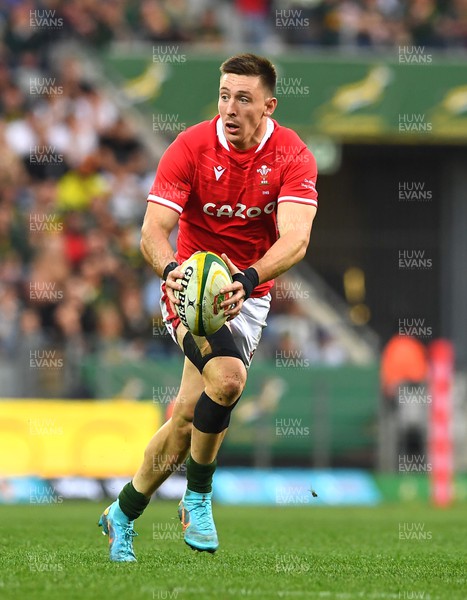 160722 - South Africa v Wales - Castle Lager Incoming Series 2022 Third Test - Josh Adams of Wales