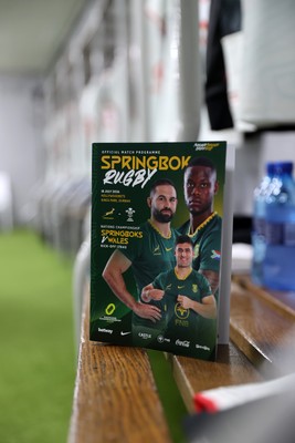 180726 - South Africa v Wales - Nations Championship - Wales changing room before the game