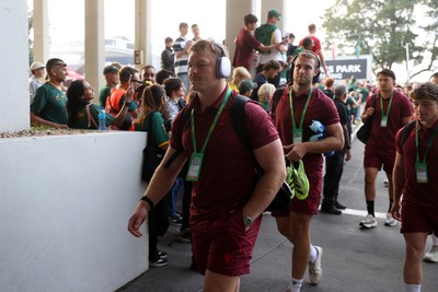 180726 - South Africa v Wales - Nations Championship - Dewi Lake of Wales arrives at the stadium