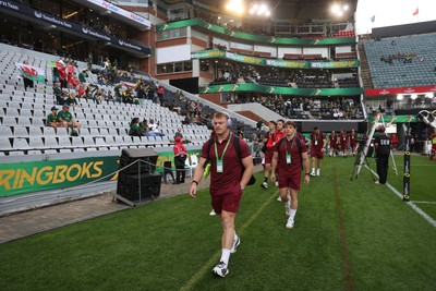 180726 - South Africa v Wales - Nations Championship - Dewi Lake of Wales arrives at the stadium