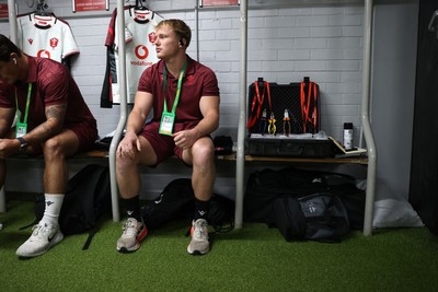 180726 - South Africa v Wales - Nations Championship - Blair Murray of Wales in the dressing room