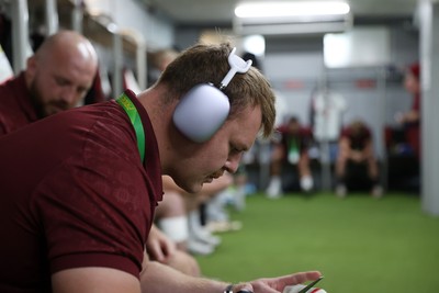180726 - South Africa v Wales - Nations Championship - Dewi Lake of Wales in the dressing room
