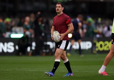 180726 - South Africa v Wales - Nations Championship - Tomos Williams of Wales during the warm up,