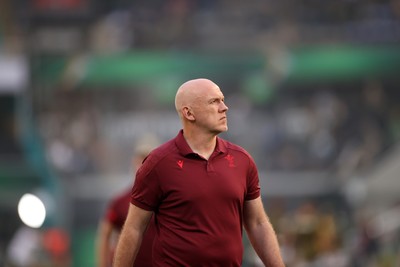 180726 - South Africa v Wales - Nations Championship - Wales Head Coach Steve Tandy during the warm up,