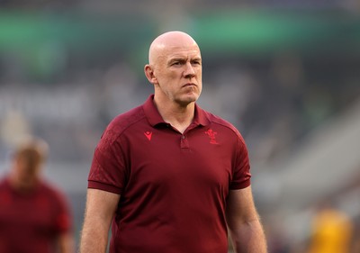 180726 - South Africa v Wales - Nations Championship - Wales Head Coach Steve Tandy during the warm up,
