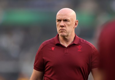 180726 - South Africa v Wales - Nations Championship - Wales Head Coach Steve Tandy during the warm up,