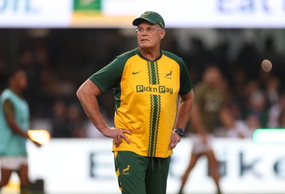 180726 - South Africa v Wales - Nations Championship - South Africa Head Coach Rassie Erasmus 