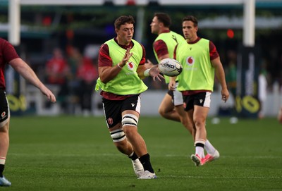 180726 - South Africa v Wales - Nations Championship - Freddie Thomas of Wales during the warm up,