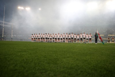 180726 - South Africa v Wales - Nations Championship - Wales sing the anthem