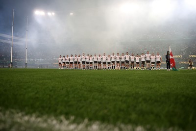180726 - South Africa v Wales - Nations Championship - Wales sing the anthem