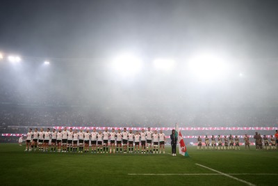 180726 - South Africa v Wales - Nations Championship - Wales sing the anthem