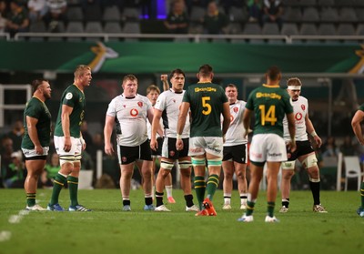 180726 - South Africa v Wales - Nations Championship - Rhys Carre and Teddy Williams of Wales 