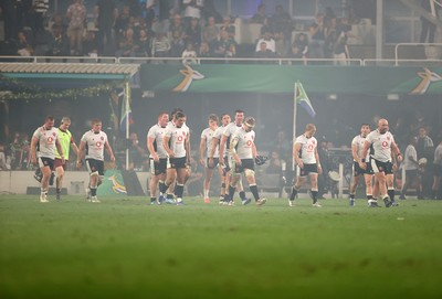 180726 - South Africa v Wales - Nations Championship - Dejected Wales at half time