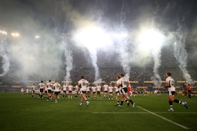 180726 - South Africa v Wales - Nations Championship - Wales run out onto the field