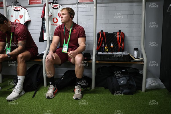 180726 - South Africa v Wales - Nations Championship - Blair Murray of Wales in the dressing room