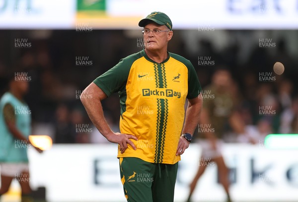 180726 - South Africa v Wales - Nations Championship - South Africa Head Coach Rassie Erasmus 