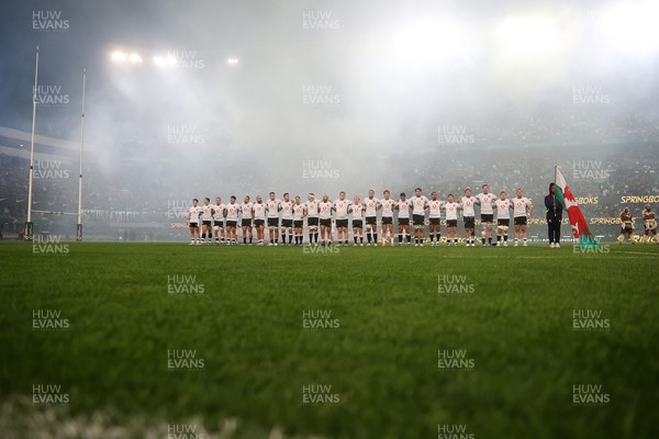 180726 - South Africa v Wales - Nations Championship - Wales sing the anthem