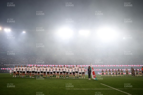 180726 - South Africa v Wales - Nations Championship - Wales sing the anthem