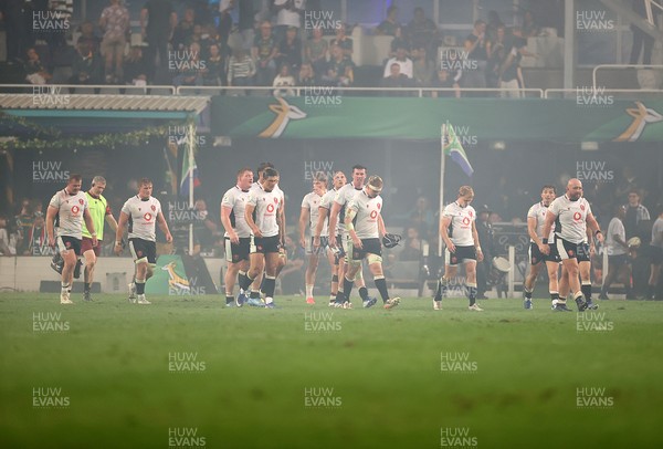 180726 - South Africa v Wales - Nations Championship - Dejected Wales at half time