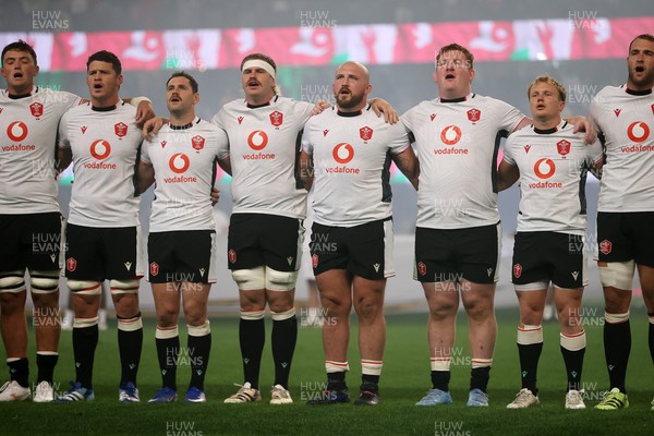 180726 - South Africa v Wales - Nations Championship - Wales sing the anthem