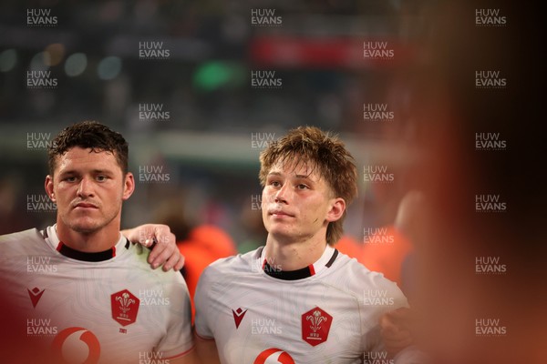 180726 - South Africa v Wales - Nations Championship - James Botham and Ellis Mee of Wales