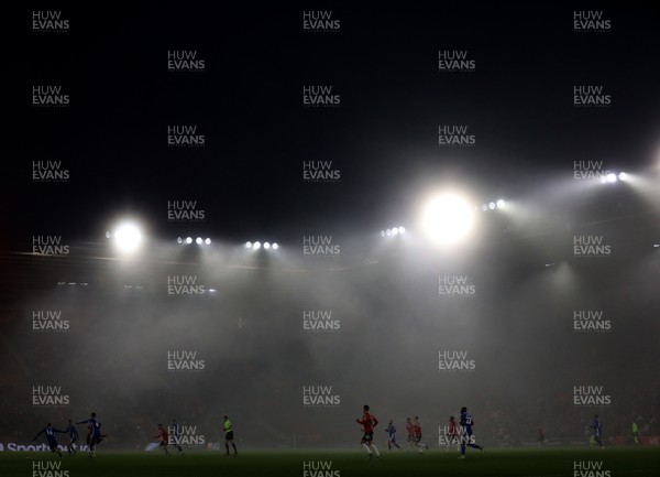 021223 - Southampton v Cardiff City - Sky Bet Championship - Fog at St Mary's Stadium