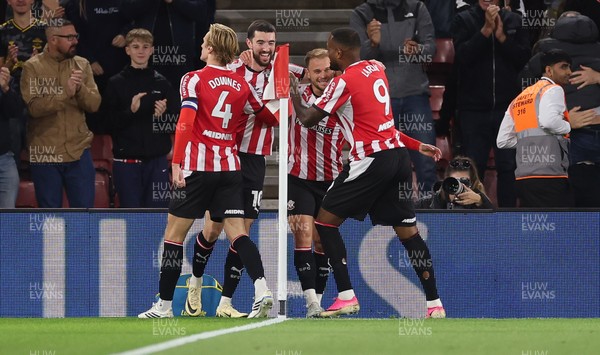 080926 - Southampton v Swansea City, EFL Sky Bet Championship - Finn Azaz of Southampton celebrates after scoring the opening goal