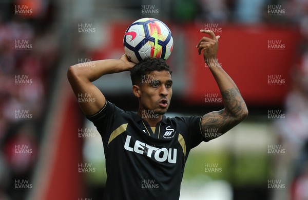 120817 - Southampton v Swansea City, Premier League - Kyle Naughton of Swansea City