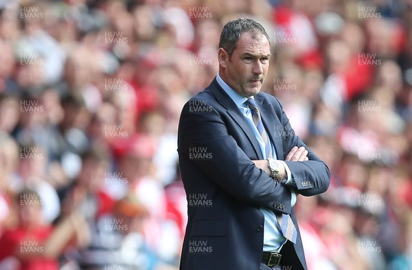 120817 - Southampton v Swansea City, Premier League - Swansea City head coach Paul Clement