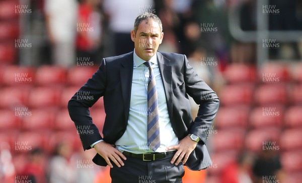 120817 - Southampton v Swansea City, Premier League - Swansea City head coach Paul Clement